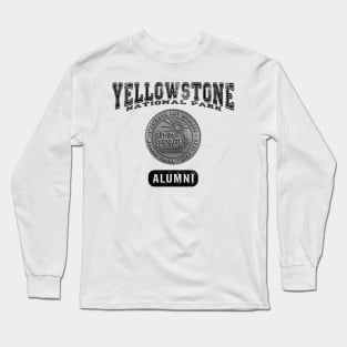 Mammoth Hot Springs Alumni Yellowstone National Park (for light items) Long Sleeve T-Shirt